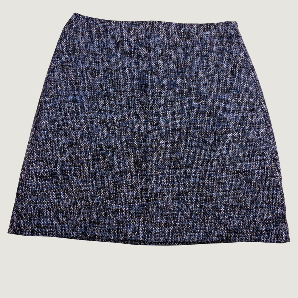 Loft Mini Skirt Tweed Textured A-Line Academic Preppy Office Minimalist Women 6P